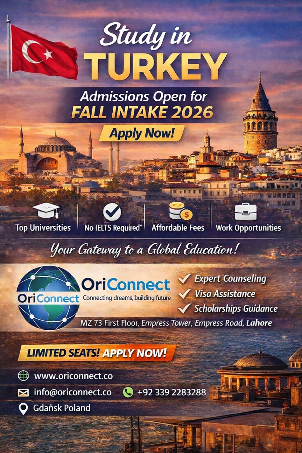 Admission Open for Fall 2026